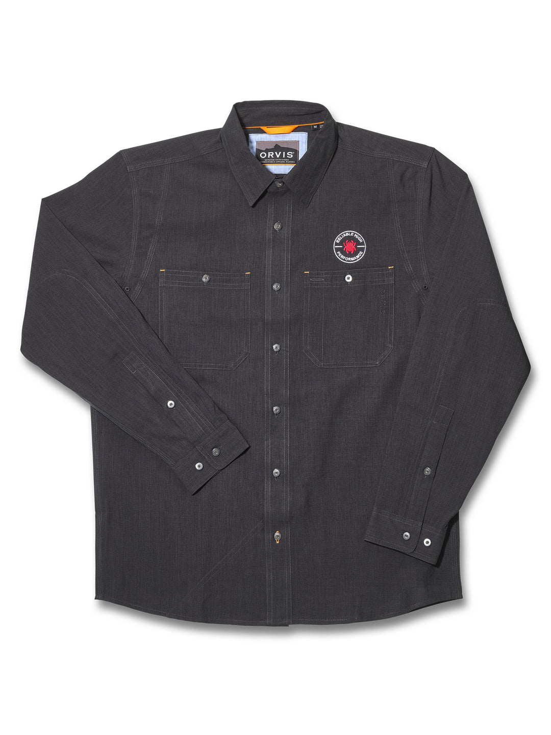 Orvis® Tech Men's Chambray Work Shirt – Spyderco Orvis® Tech Men's Chambray Work Shirt – Spyderco