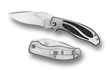 The Catbyrd  Knife shown opened and closed.