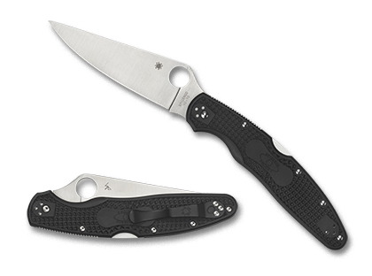The Police  4 Lightweight Knife shown opened and closed.