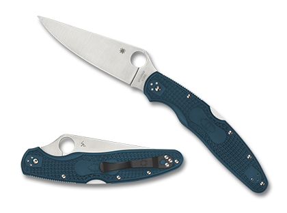 The Police  4 Lightweight K390 Knife shown opened and closed.
