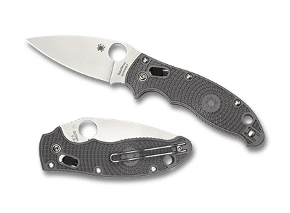 The Manix  2 Lightweight FRCP Gray Maxamet Knife shown opened and closed.