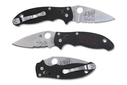 The Manix  2 KBPI Knife shown opened and closed.