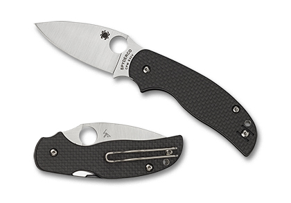 The Sage  5 Compression Lock Knife shown opened and closed.