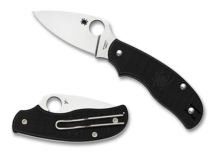 The Urban  FRN Black Knife shown opened and closed.
