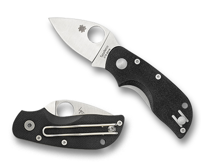 The Chicago  G-10 Black Knife shown opened and closed.