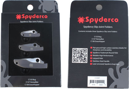 The Bug  Set Knife shown opened and closed.
