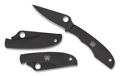 The Grasshopper  Black Knife shown opened and closed.