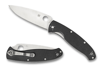 The Resilience  G-10 Black Knife shown opened and closed.