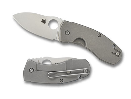 The Techno  Knife shown opened and closed.