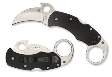 The Karahawk   Knife shown opened and closed.