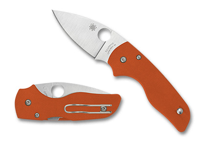 The Lil  Native  REX 45 Sprint Run  Knife shown opened and closed.