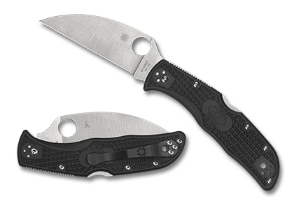 The Endela  Wharncliffe Knife shown opened and closed.