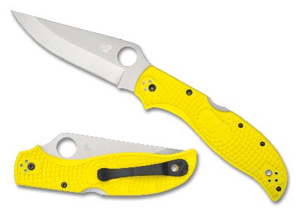 The Stretch  2 XL Lightweight Salt Knife shown opened and closed.