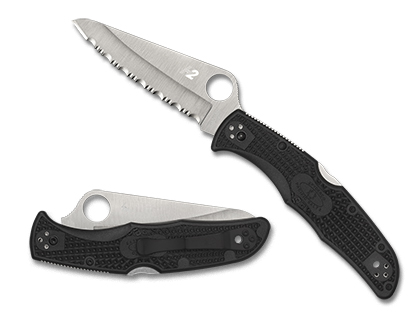 The Pacific Salt  2 Knife shown opened and closed.