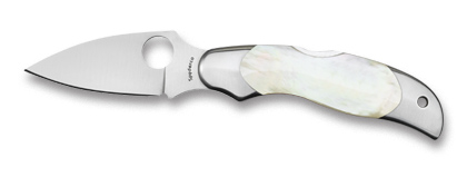 The Kopa  Gold Pearl Knife shown opened and closed.