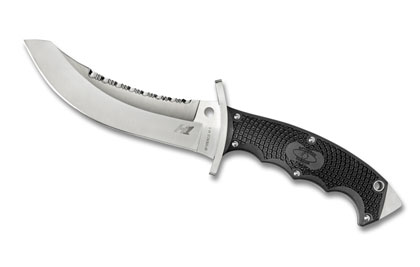 The Spyderco Warrior Knife shown opened and closed.