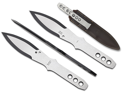 The Spyder Throwers  Medium Knife shown opened and closed.
