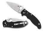The Manix® 2 Black G-10 shown open and closed.