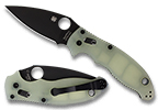 The Manix® 2 Natural G-10 Black Blade Exclusive shown open and closed.