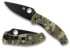 The Tenacious® Camo G-10 Black Blade Exclusive shown open and closed.