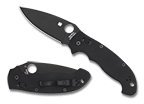 The Manix® 2 XL Black G-10/Black Blade shown open and closed.